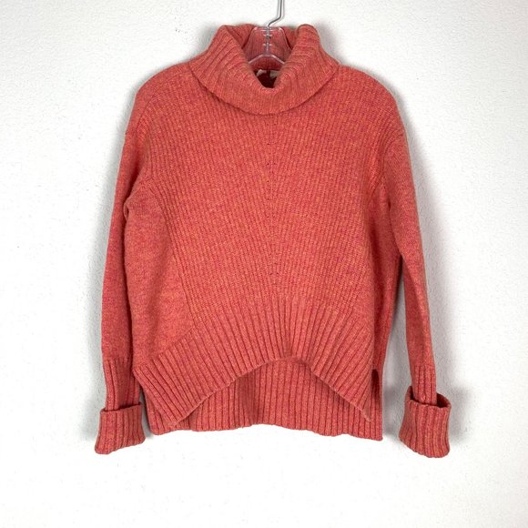 Anthropologie Sweaters - MOTH Turtleneck Wool Hi Lo Sweater